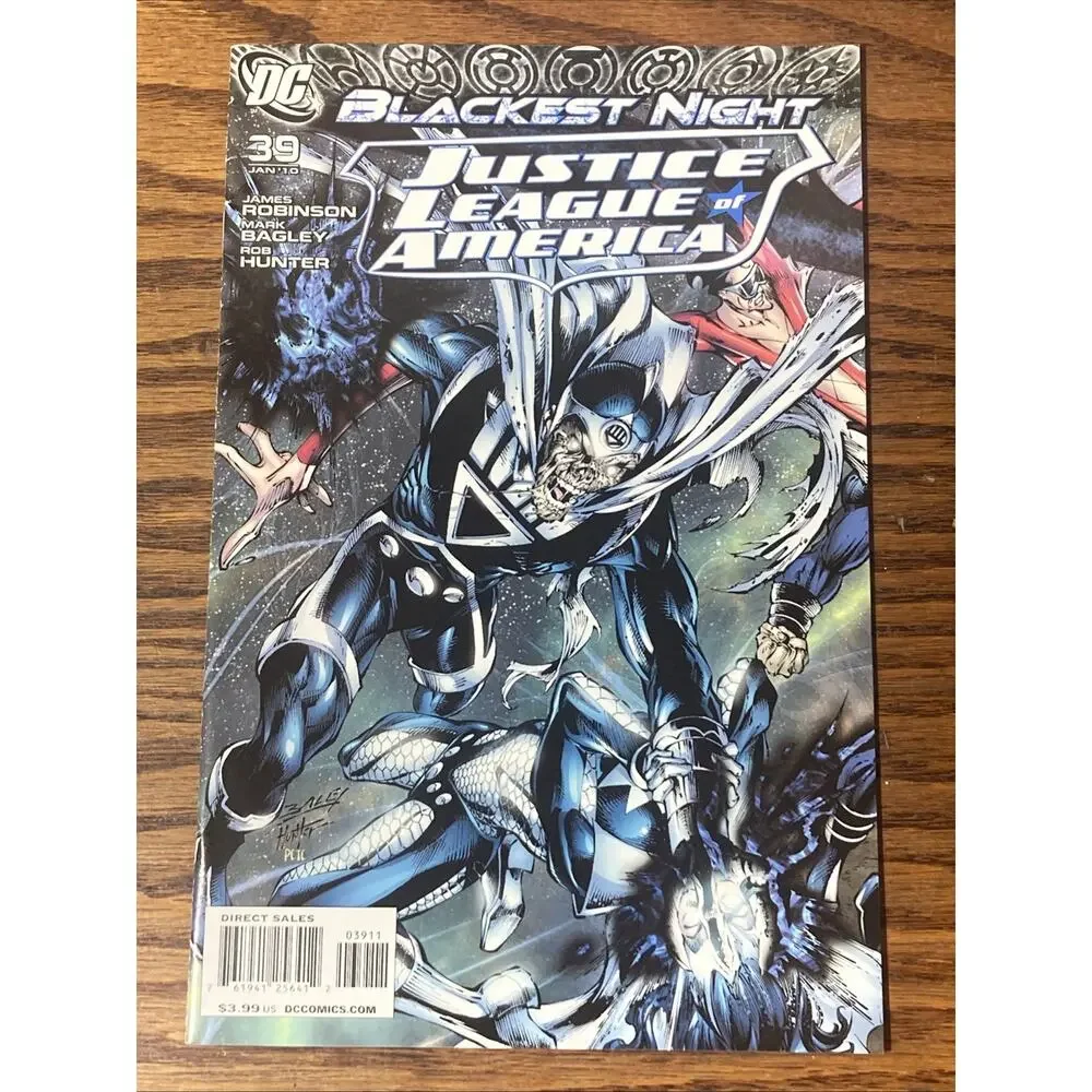 Justice League of America #39 James Robinson Blackest Night 2010 DC Comic
